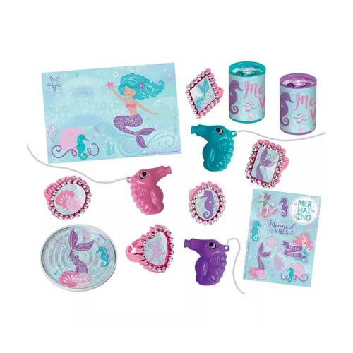 Mermaid Wishes Mega Mix Value Pack Favors 48pcs