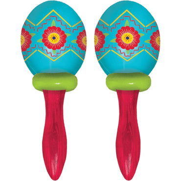 Fiesta Time Maraca Plastic Favours 7in 2pcs