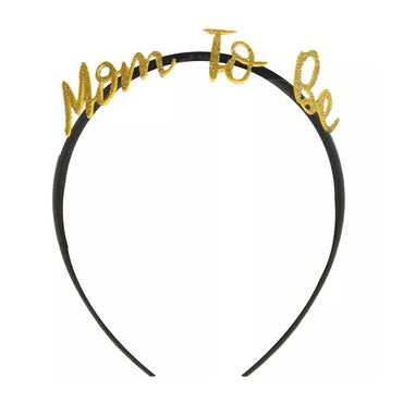 Mom To Be Headband Glitter Fabric & Felt