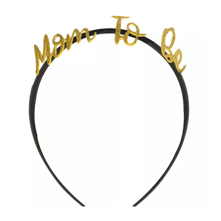 Mom To Be Headband Glitter Fabric & Felt