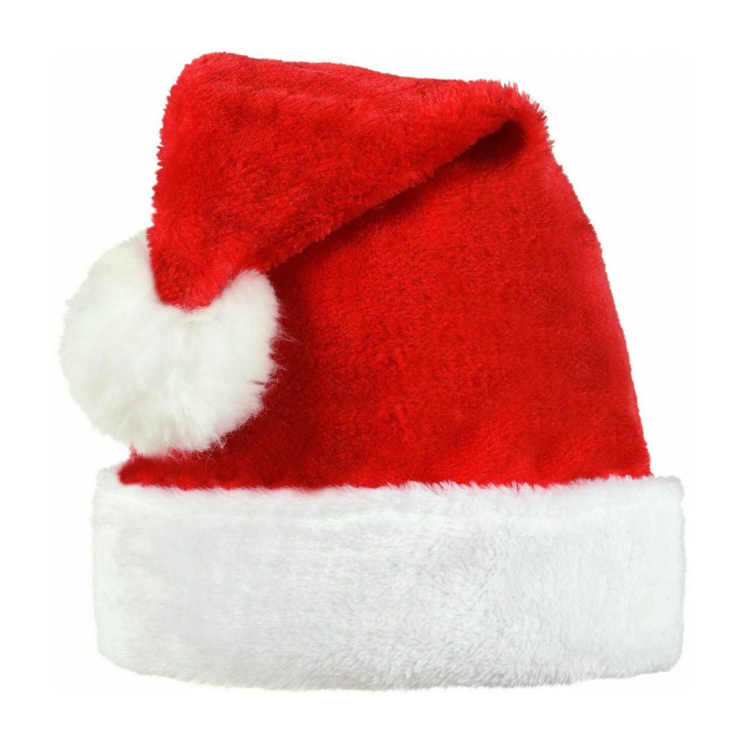 Santa Plush Value Hat Adult