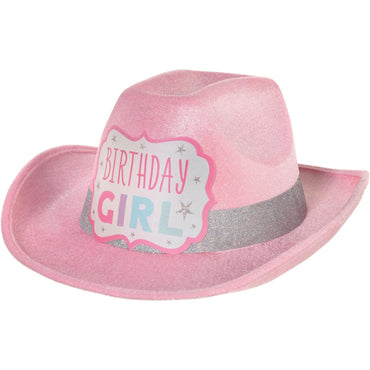 Pastel Party Cowboy Hat Birthday Girl