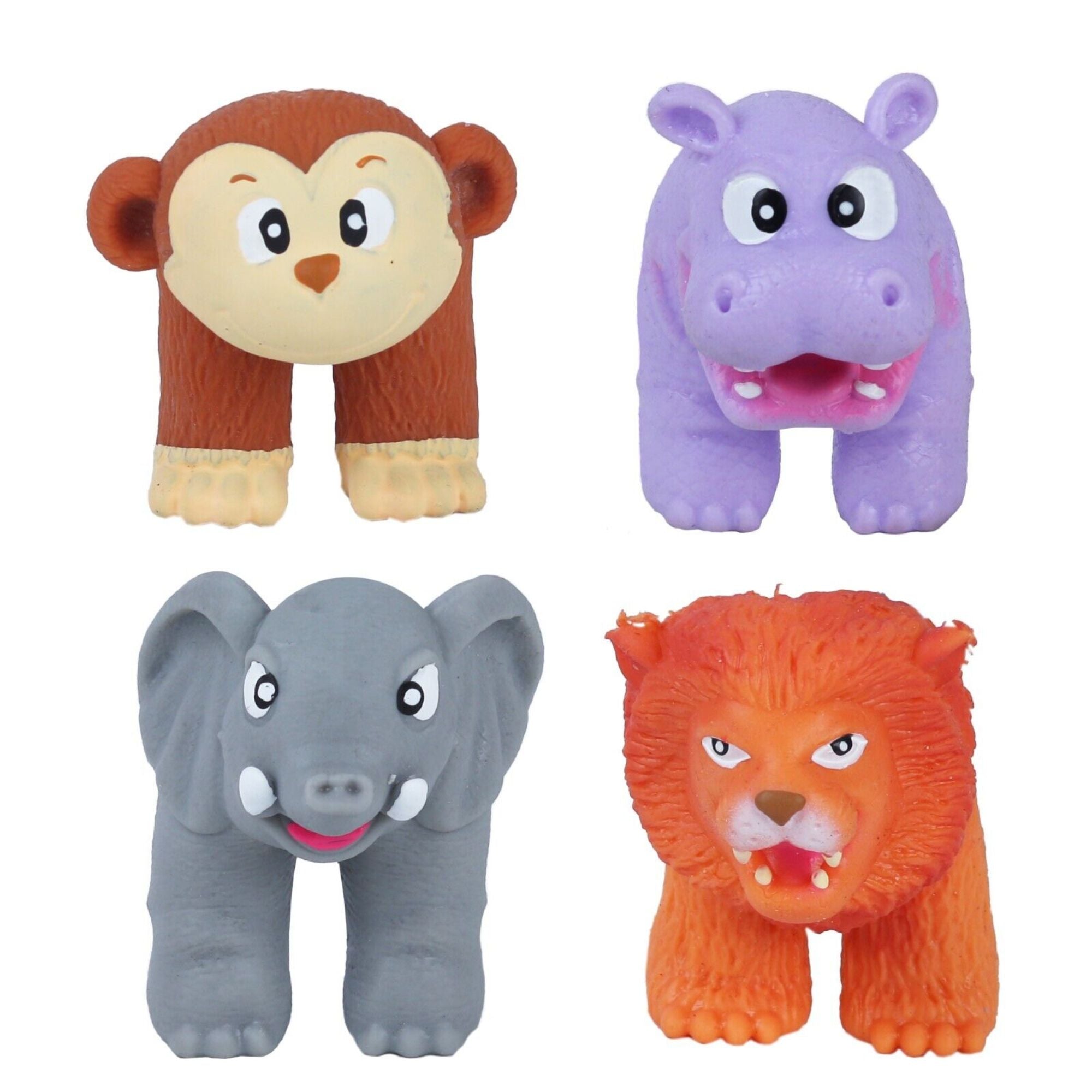 Jungle Animal Finger Puppet Favor 1.7in Assorted (sold per piece)