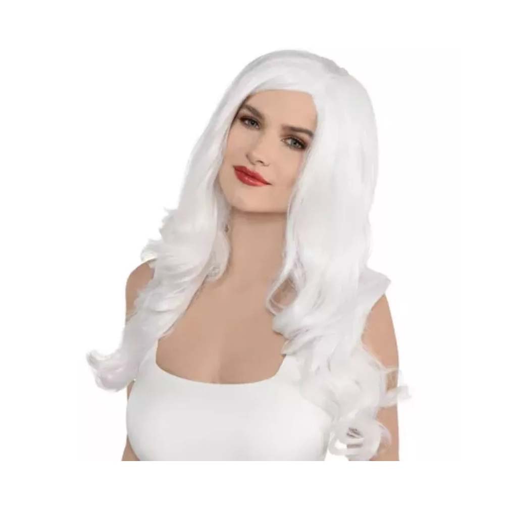 White Glam Wig