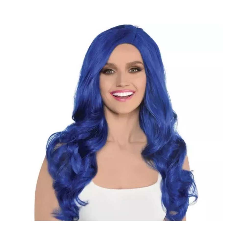 Blue Glam Wig