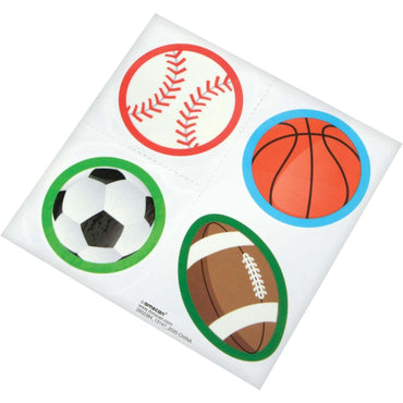 Sports Ball Tattoo Hi-Count Favors 48pcs