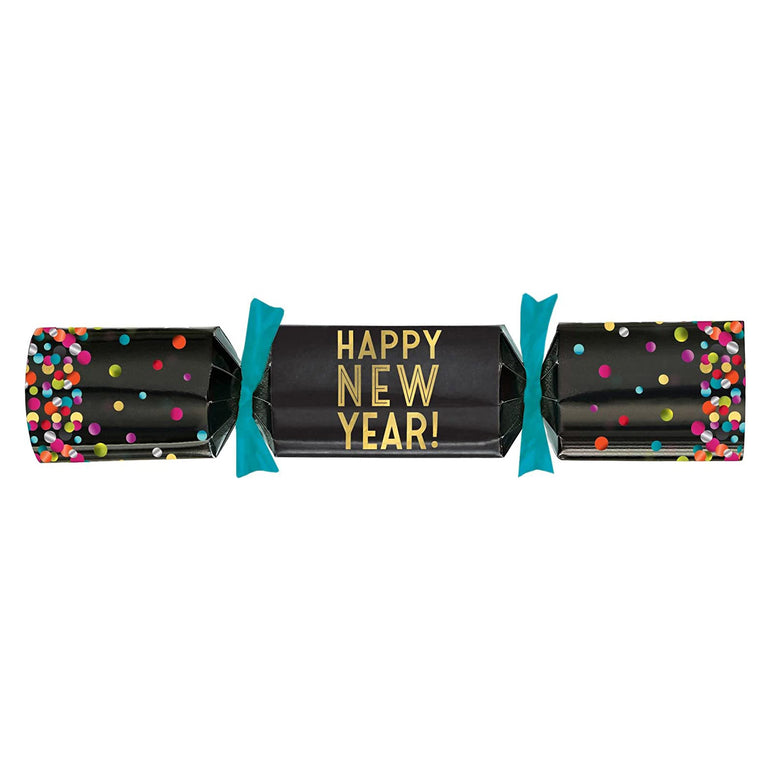 Colorful Confetti New Year Crackers 8pcs