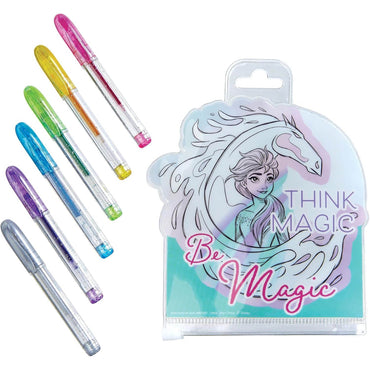 Disney Frozen Die-Cut Pouch With Gel Pens
