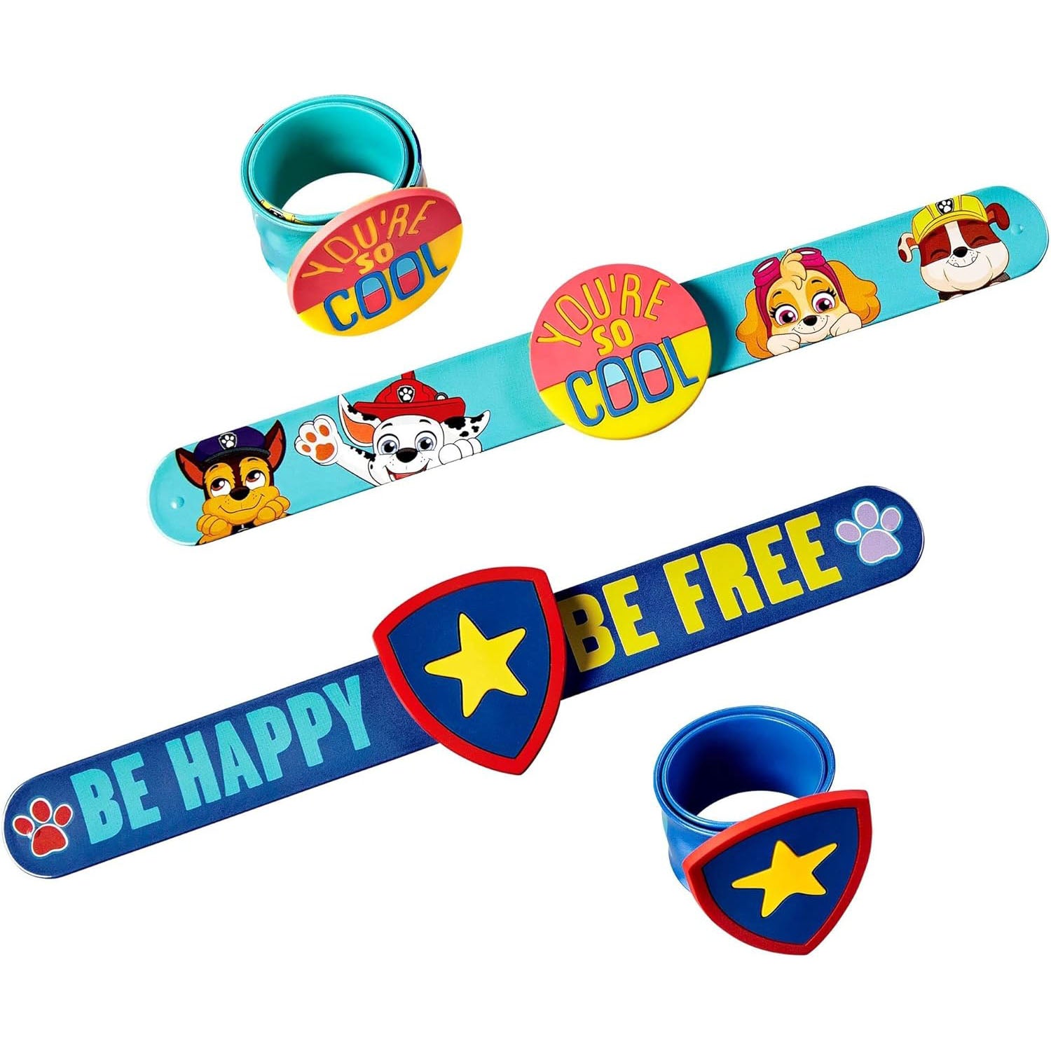 Paw Patrol Assorted Slap Bracelets (Sold Per Piece)