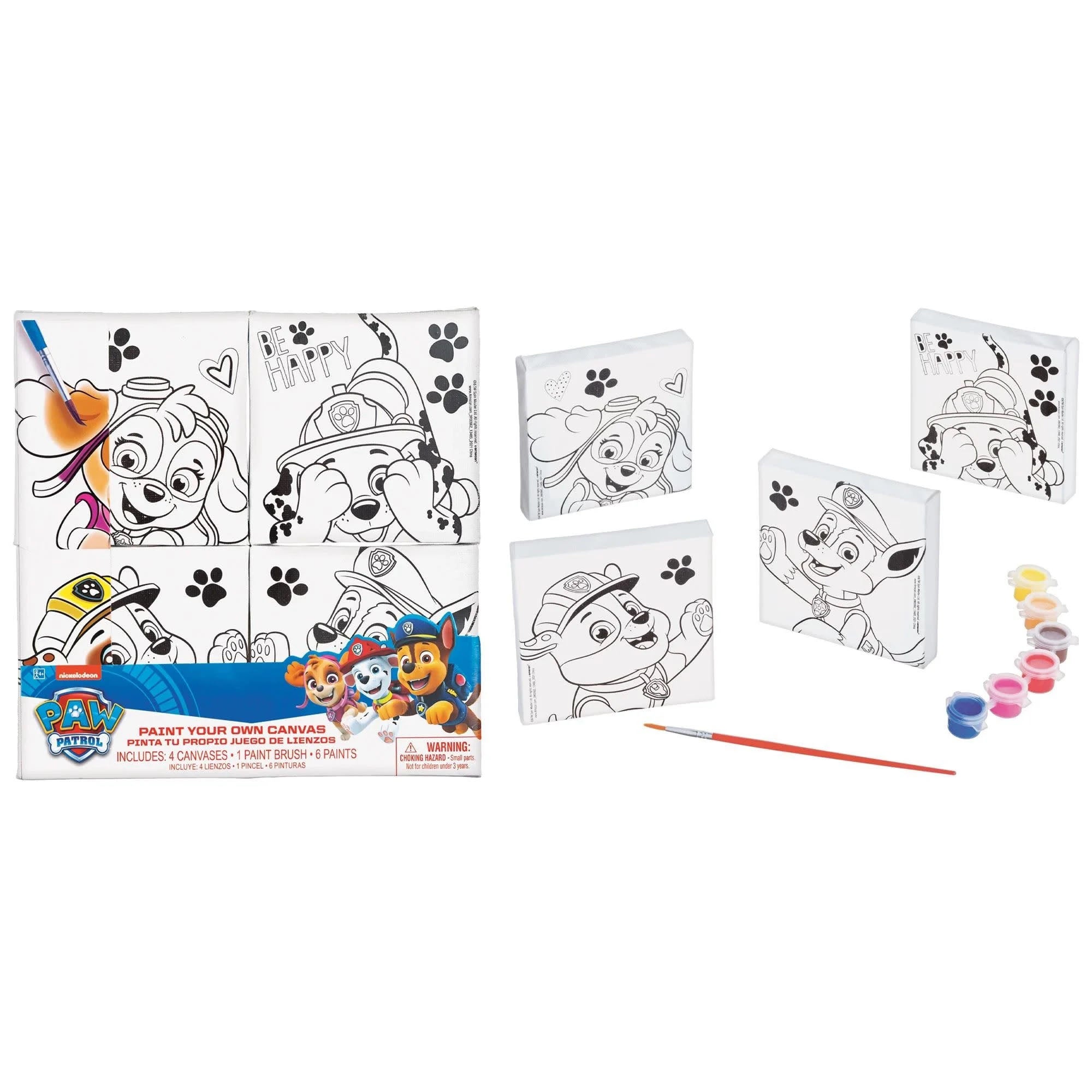 Paw Patrol Colour Your Own Canvas