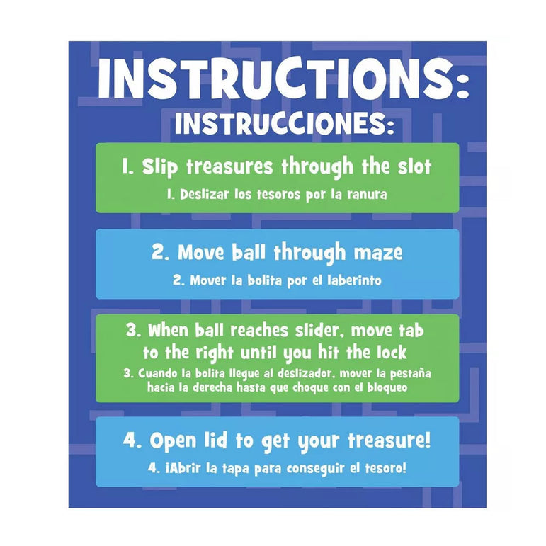 Maze Cube Puzzle Favor 7in