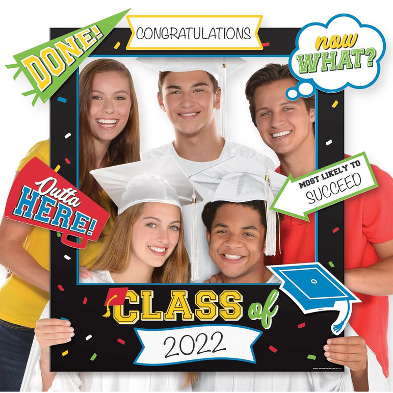Graduation Customizable Giant Paper Photo Frame 35 in x 30 in