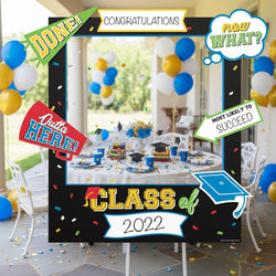 Graduation Customizable Giant Paper Photo Frame 35 in x 30 in