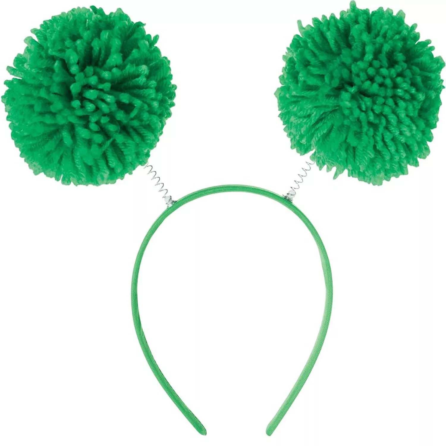 Green Headbopper Pom Pom