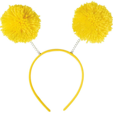 Yellow Headbopper Pom Pom