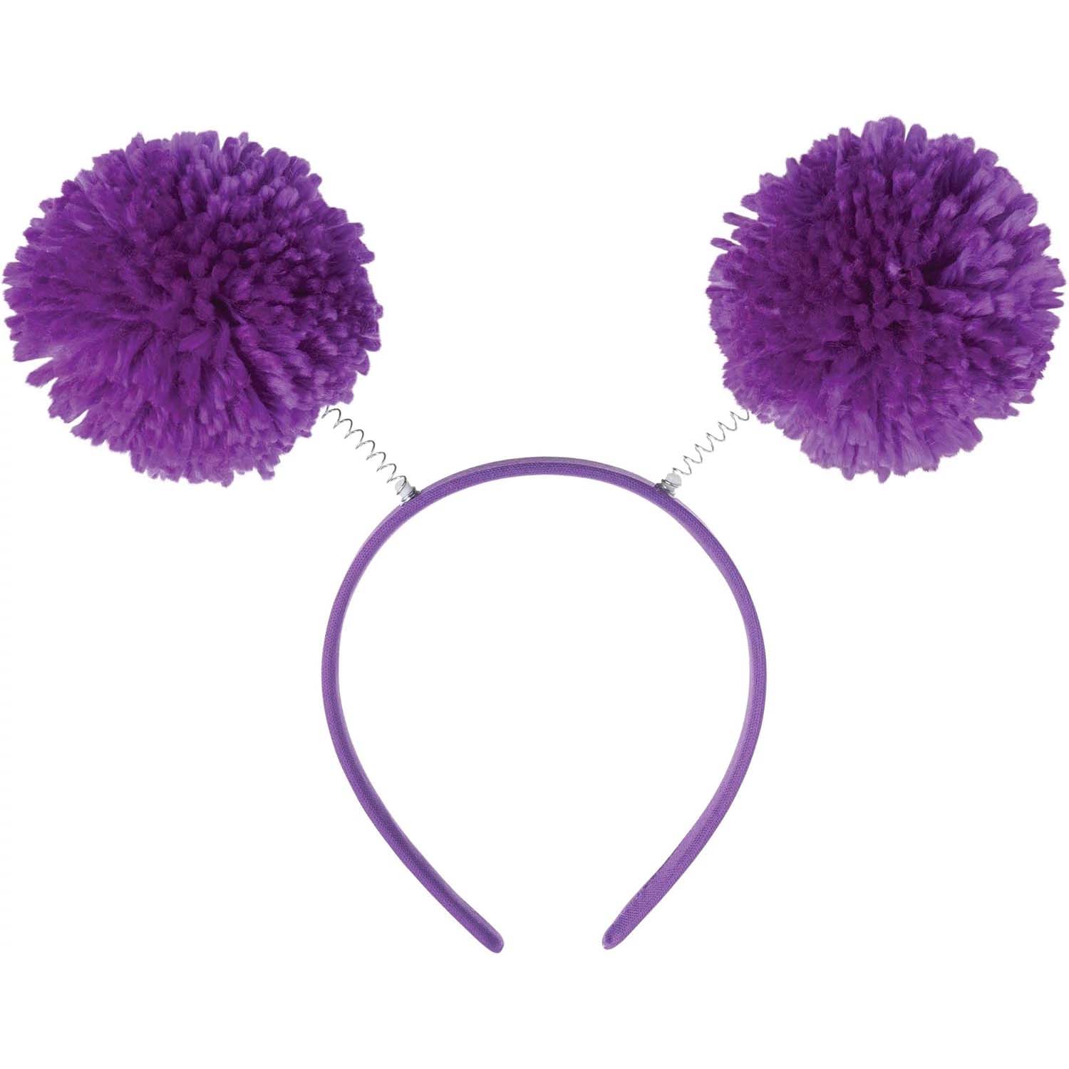 Purple Headbopper Pom Pom