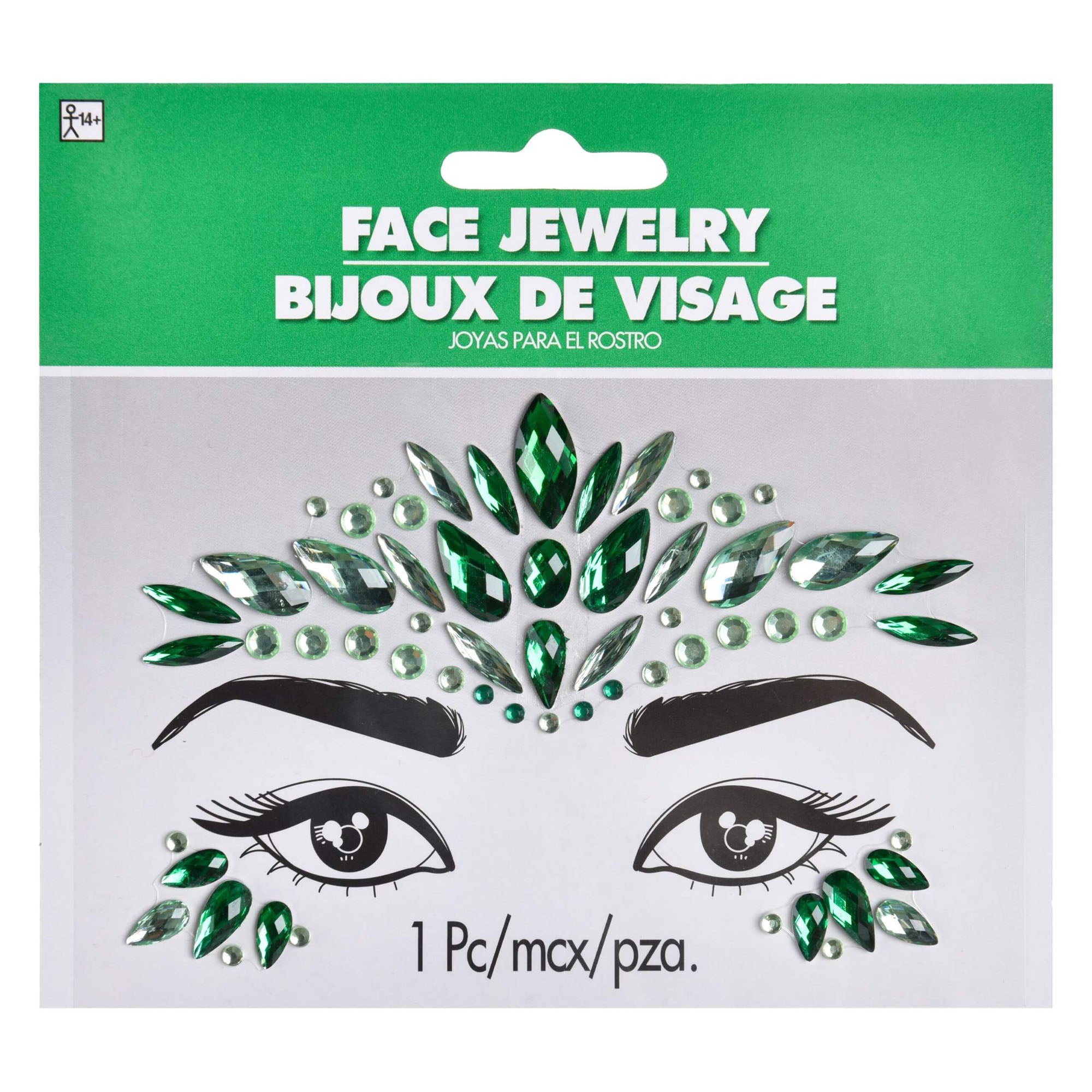 Green Face Jewels