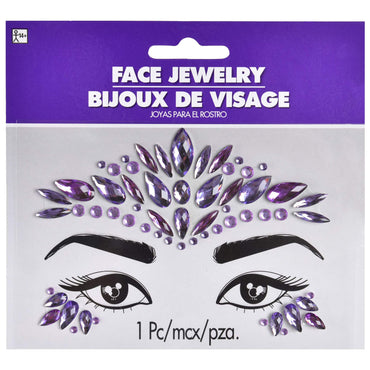 Purple Face Jewels