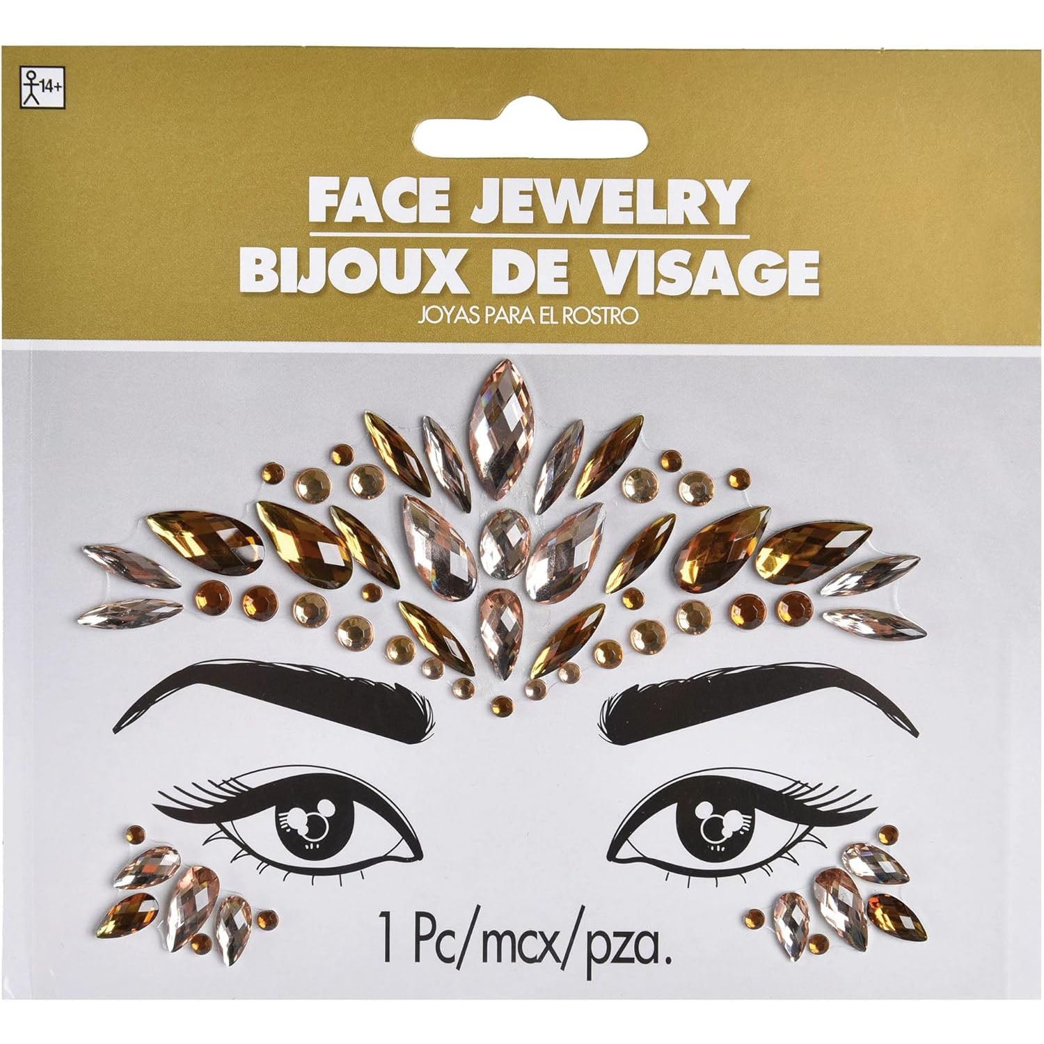 Gold Face Jewels