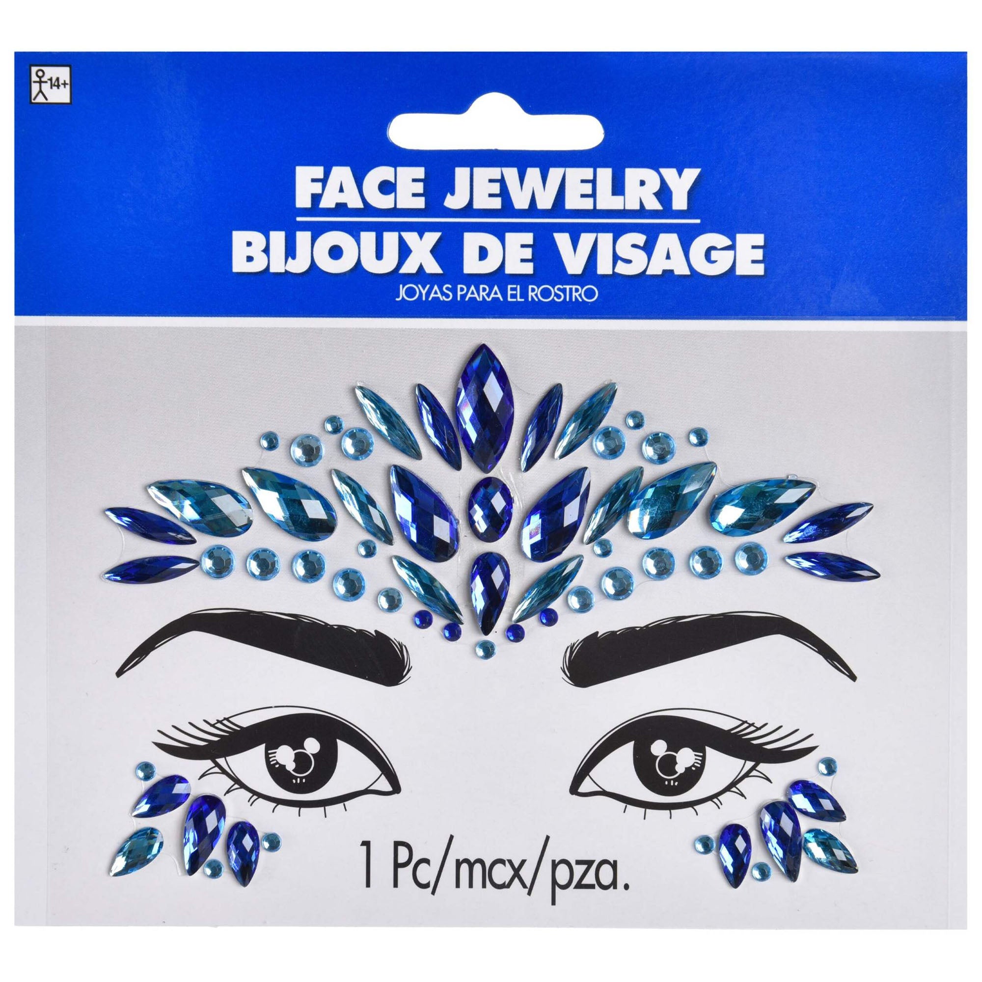 Blue Face Jewels