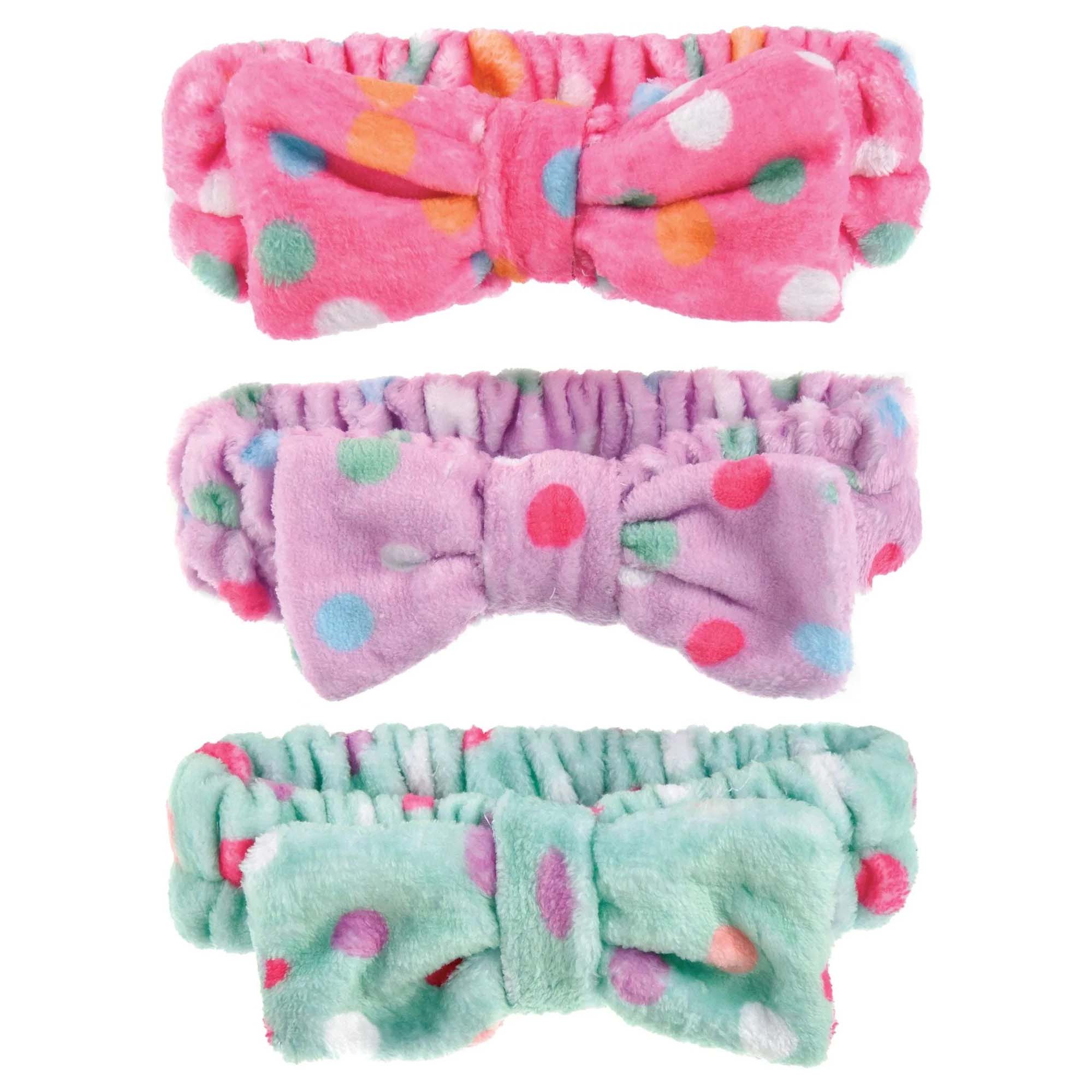 Spa Party Fabric Headbands Multipack 6pcs