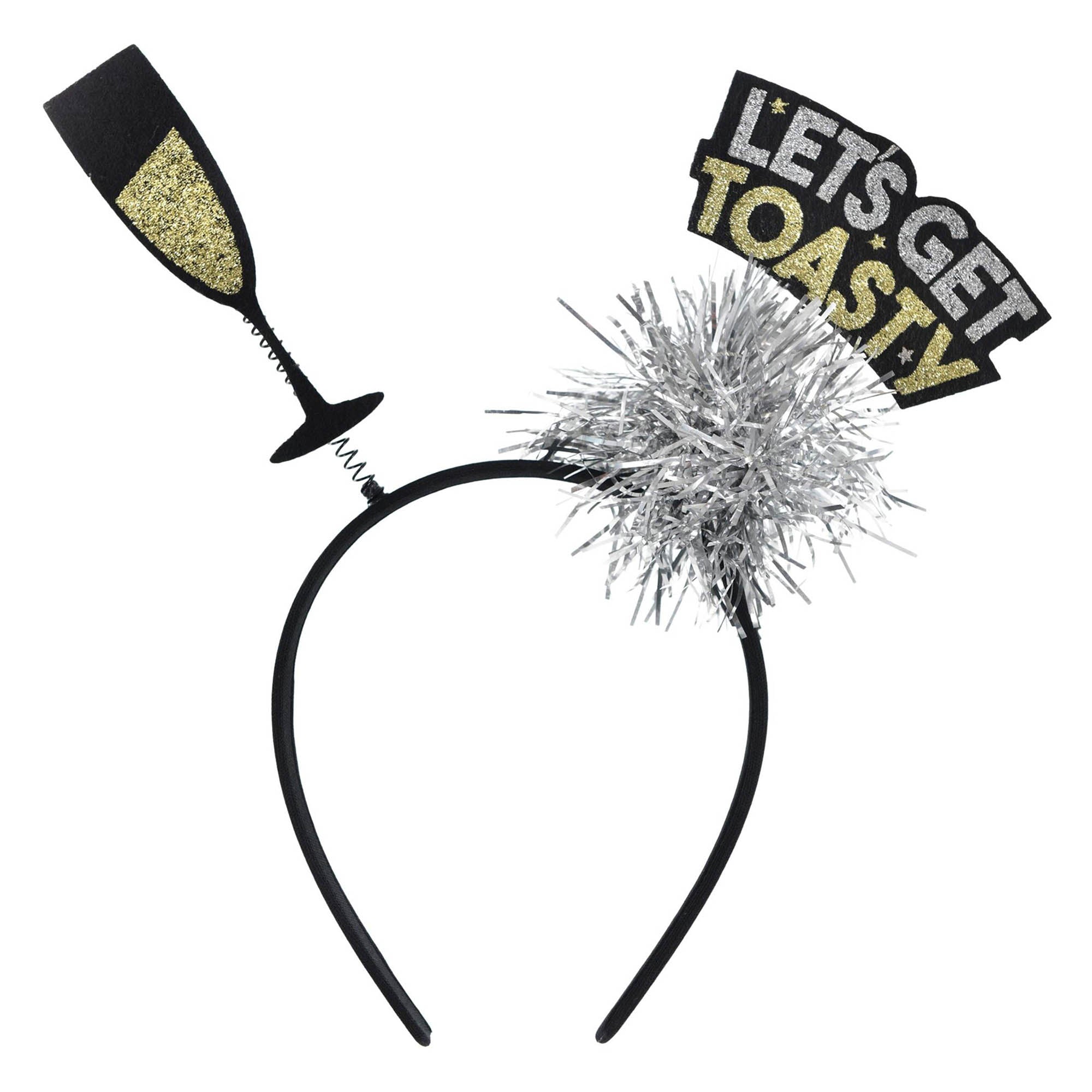 New Year’s Eve Glitter & Tinsel Headband