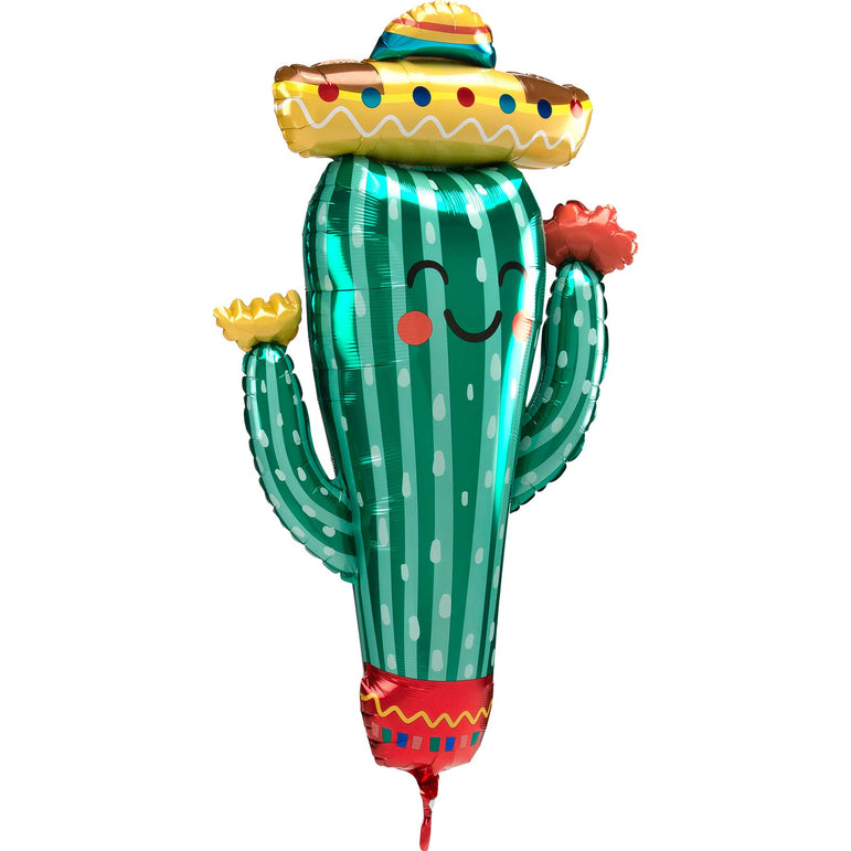 Fiesta Cactus SuperShape Balloon 60x96cm