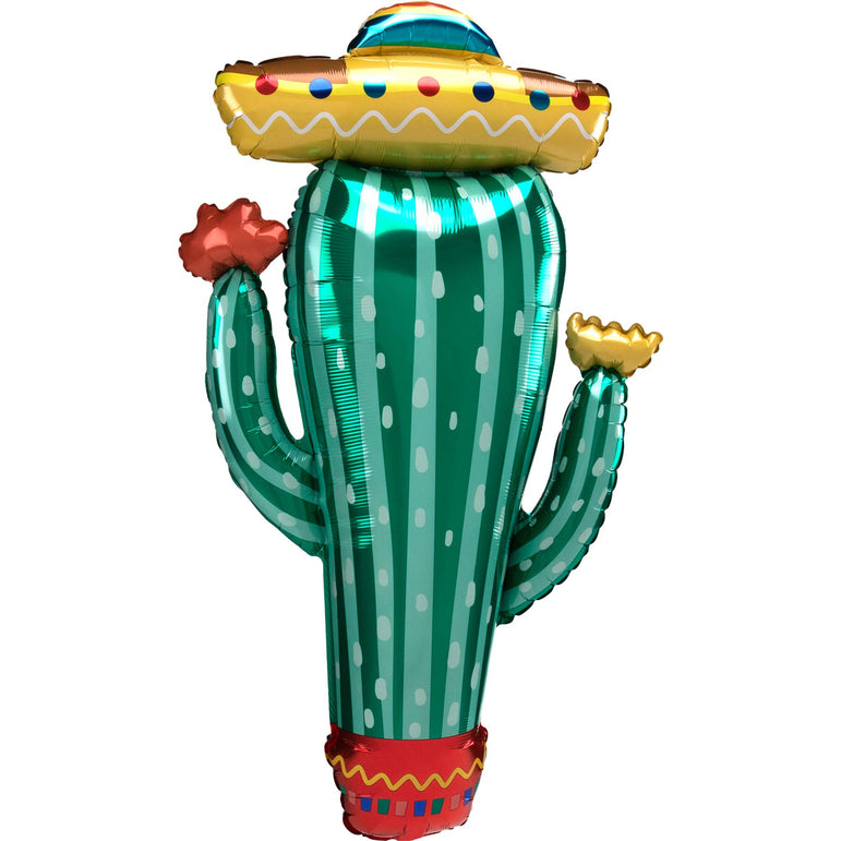 Fiesta Cactus SuperShape Balloon 60x96cm