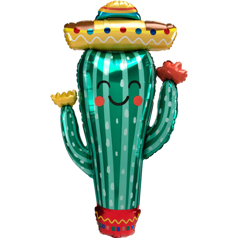 Fiesta Cactus SuperShape Balloon 60x96cm