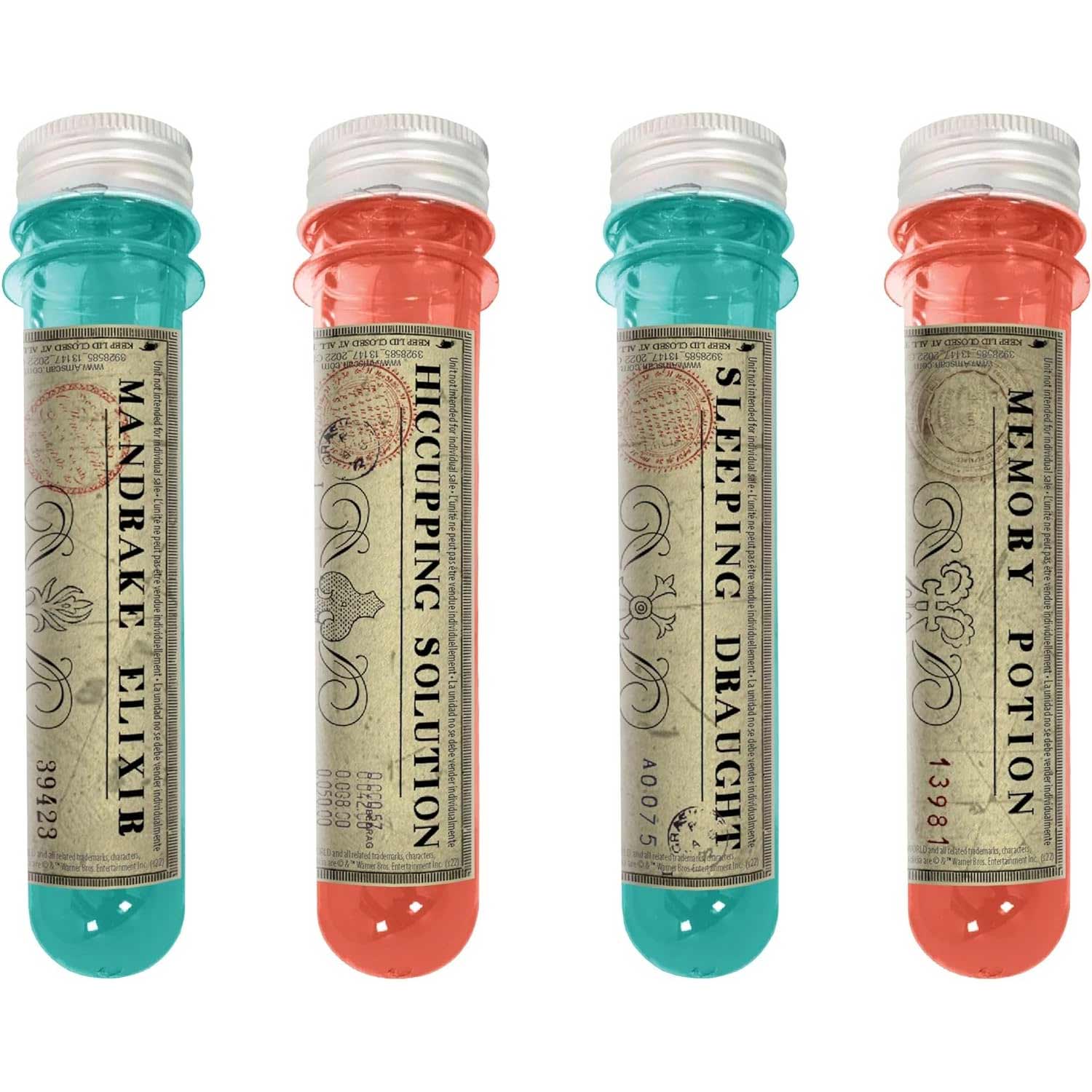 Hogwartz University Ooze Potion Bottle Slime Favors 4pcs