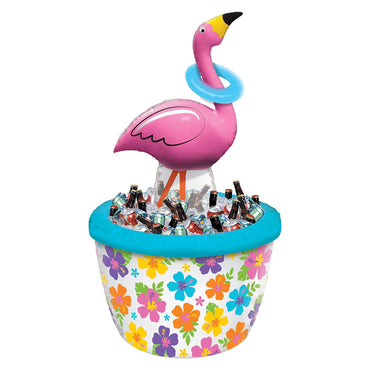 Flamingo Ring Toss Inflatable Cooler