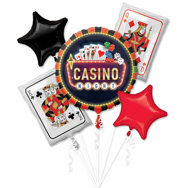 Roll the Dice Balloon Bouquet, 5pcs