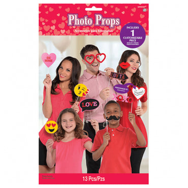 Valentine Photo Props 13pcs