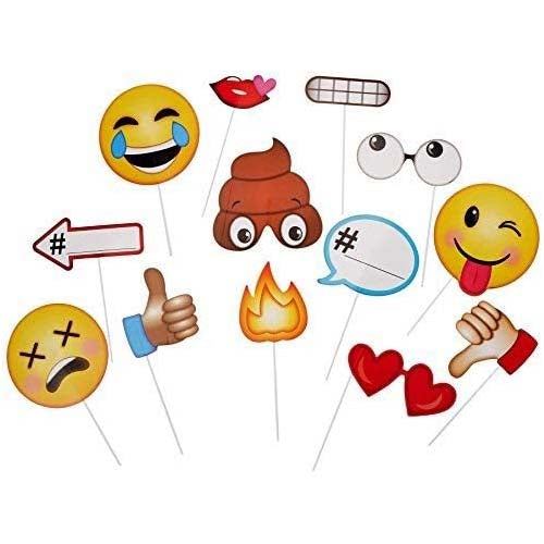 Photo Booth Expressions Photo Props 13pcs