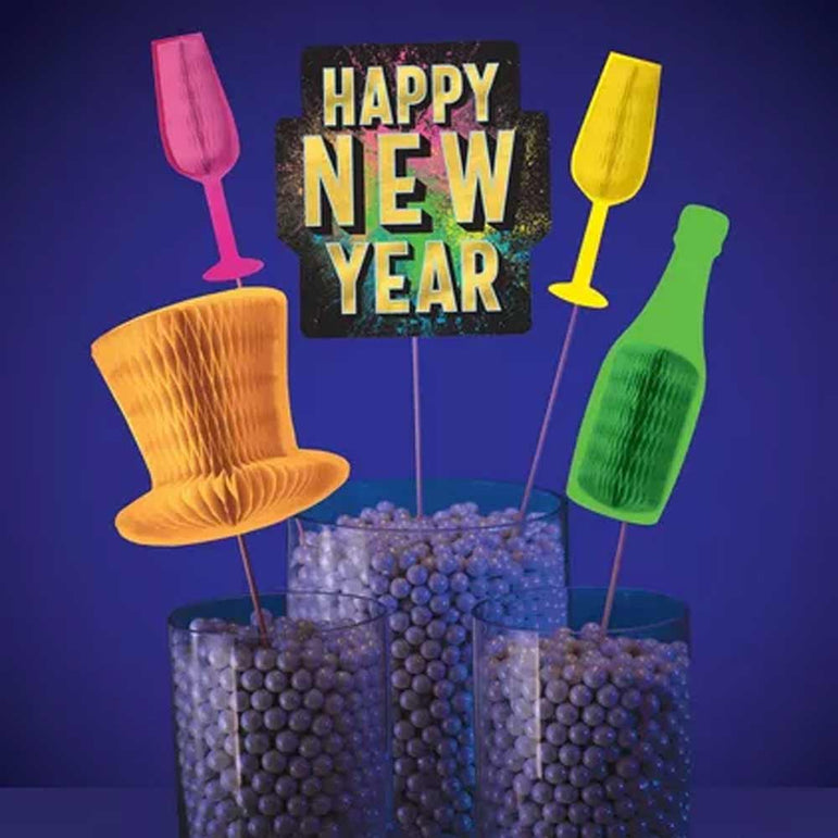 Countdown Glow Centerpiece Picks Hot-Stamped 14in, 5pcs