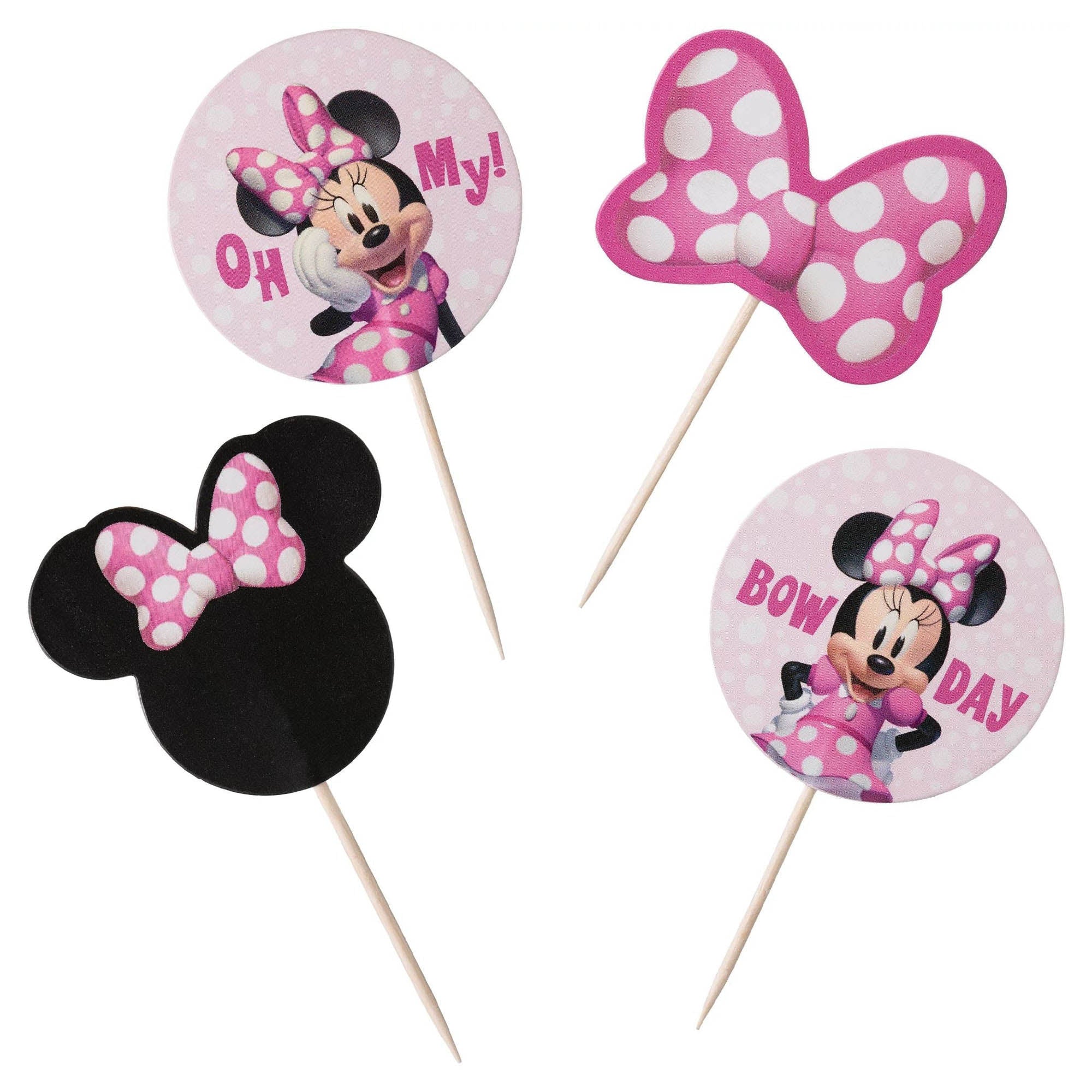 Disney Junior Minnie Mouse Wood Picks 24ct