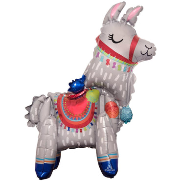 Standing Llama Foil Multi-Balloon