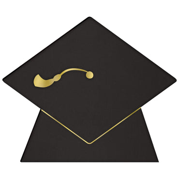 Graduation Cap Glitter Chalkboard Stand Decoration 4pcs