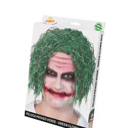 Adult Green Clown Wig