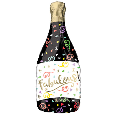 Bubbly Fabulous Confetti Supershape Foil Balloon