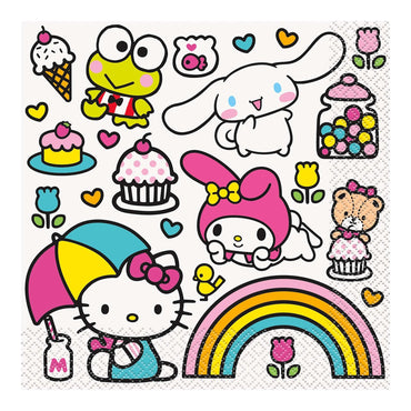 Hello Kitty and Friends Birthday Large Lunch Napkins 16pcs