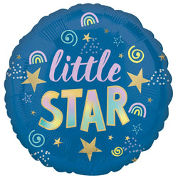 Sleepy Little Star Foil Balloon 18in