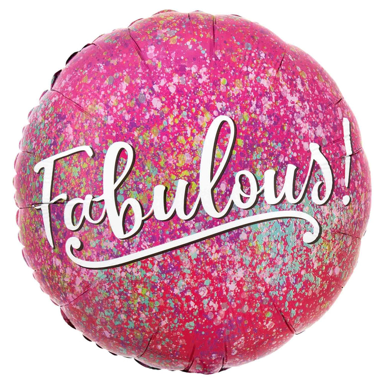 Pink Fabulous Foil Balloon 18in