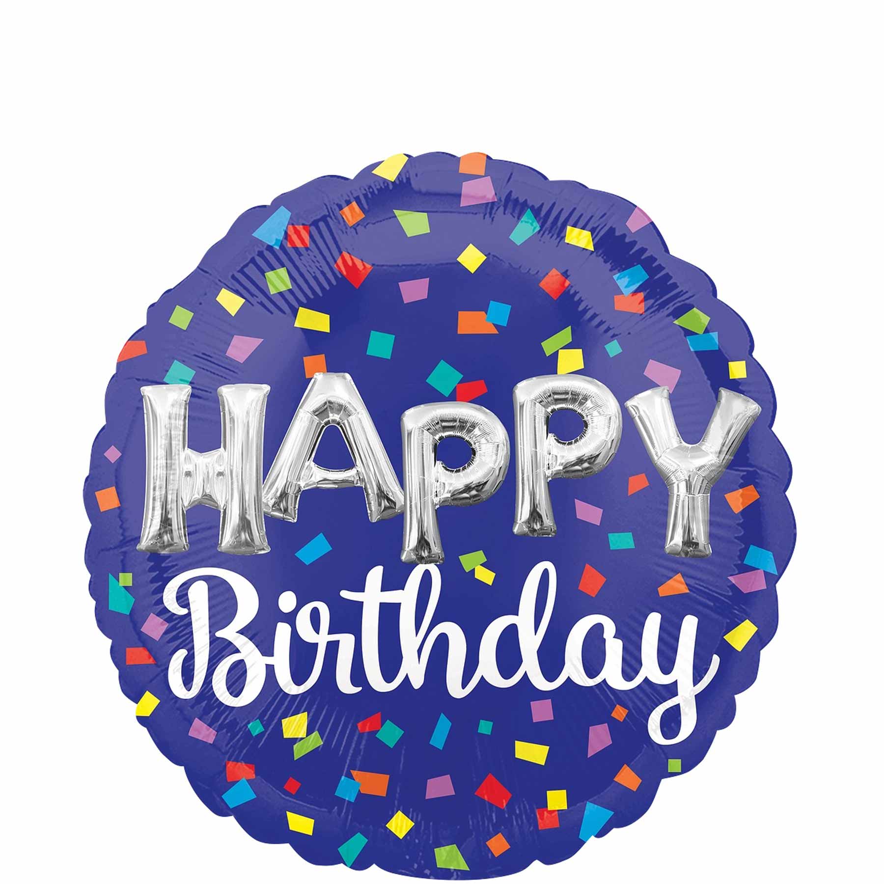 Happy Birthday Day Balloon Letters Foil Balloon 45cm