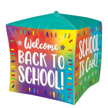 Back to School Ultra Cubez Foil Balloon