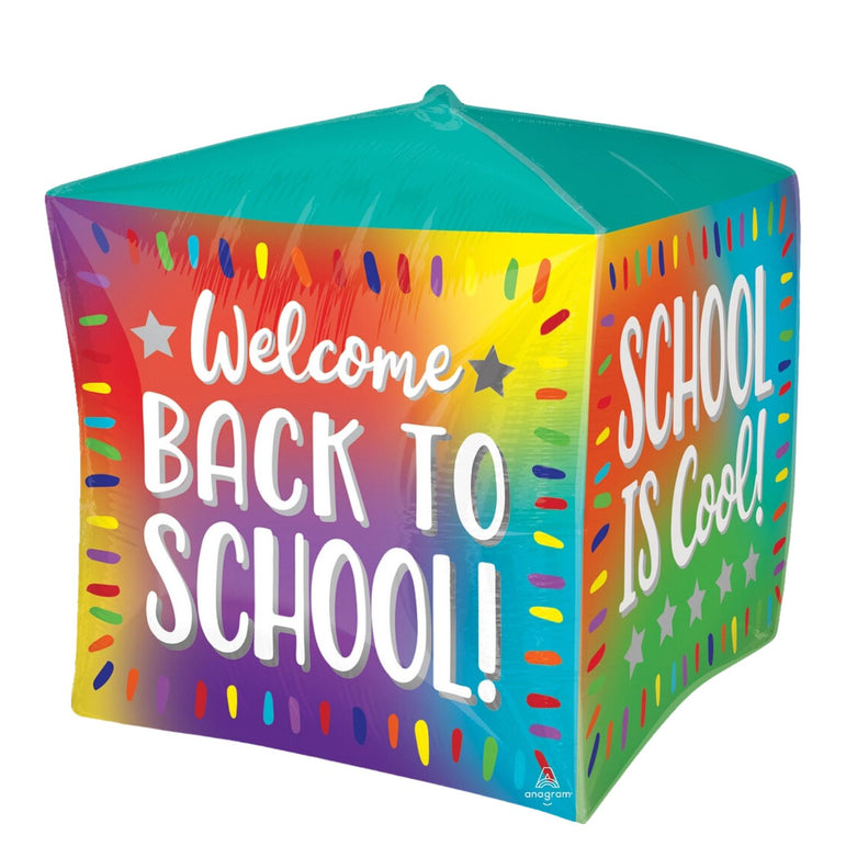 Back to School Ultra Cubez Foil Balloon