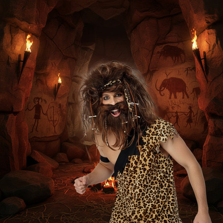 Adult Crazy Caveman Set