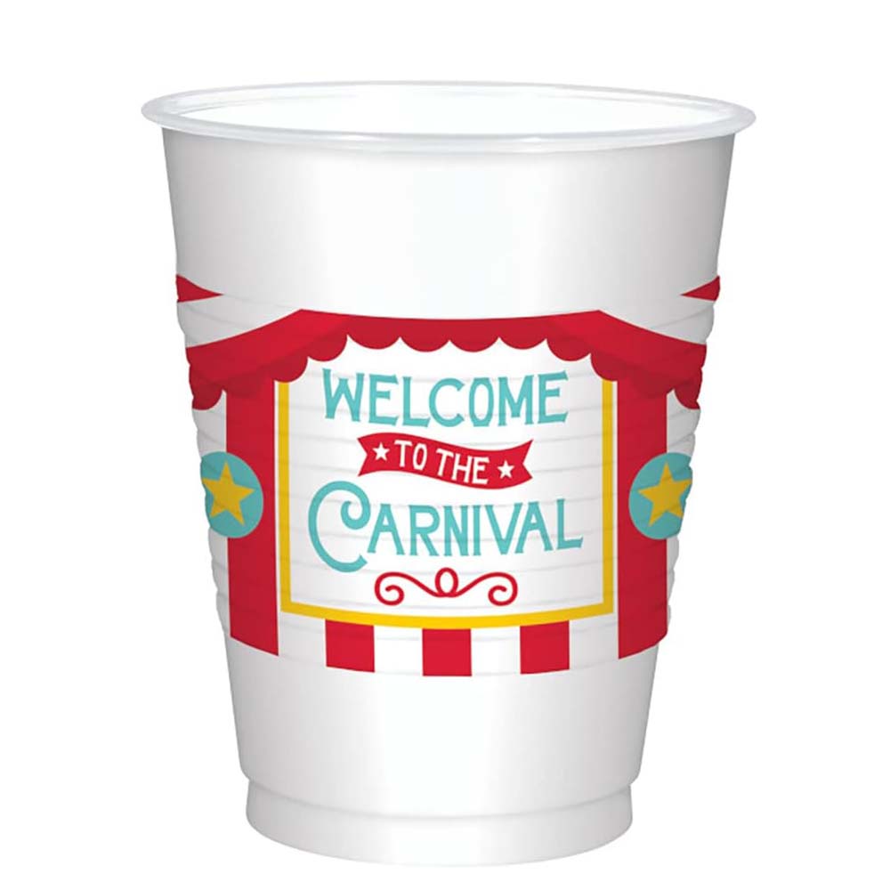 Carnival Plastic Cups 16oz 25pcs
