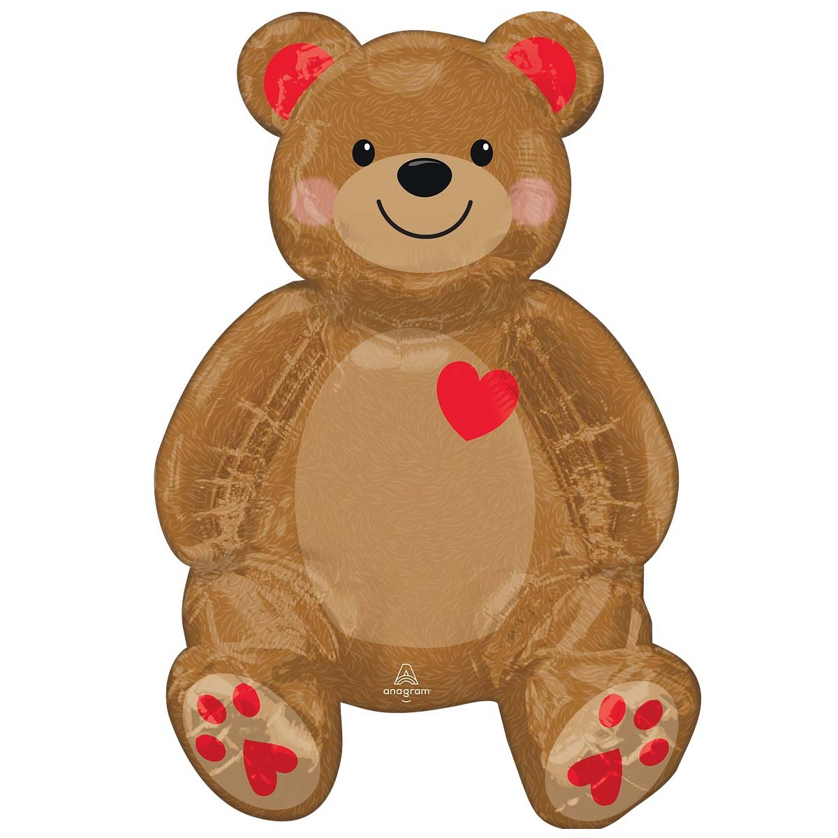 Sitting Teddy Supershape Foil Balloon 43x50cm