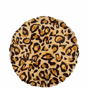 Leopard Print Animalz Foil Balloon 45cm